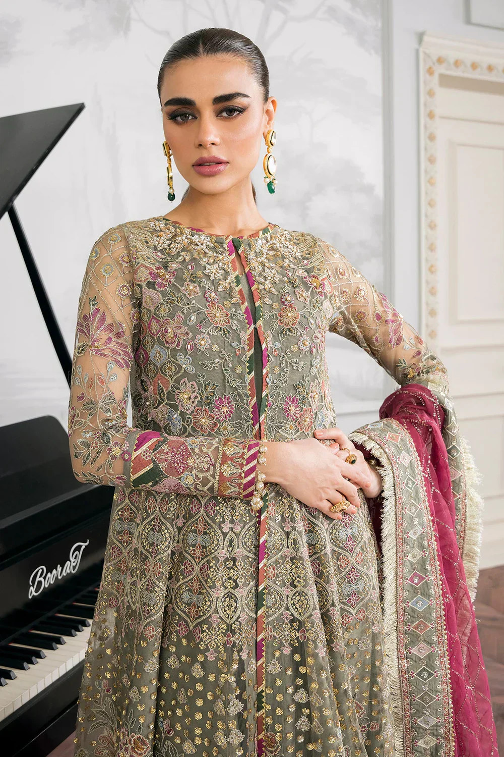Baroque | Chantelle Embroidered Collection 2024 | CH12-02 -  Baroque Formal - Original Designer Dress - House of Maryam