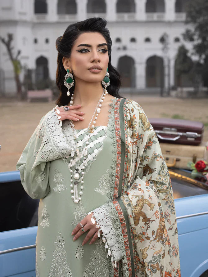 Faiza Faisal | Maya Luxury Lawn | Elena -  Faiza Faisal Luxury - Original Designer Dress - House of Maryam