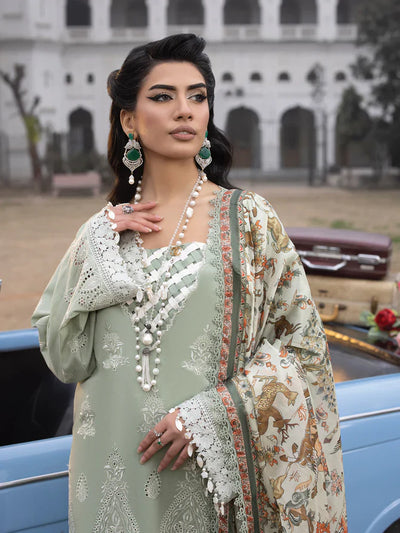 Faiza Faisal | Maya Luxury Lawn | Elena -  Faiza Faisal Luxury - Original Designer Dress - House of Maryam