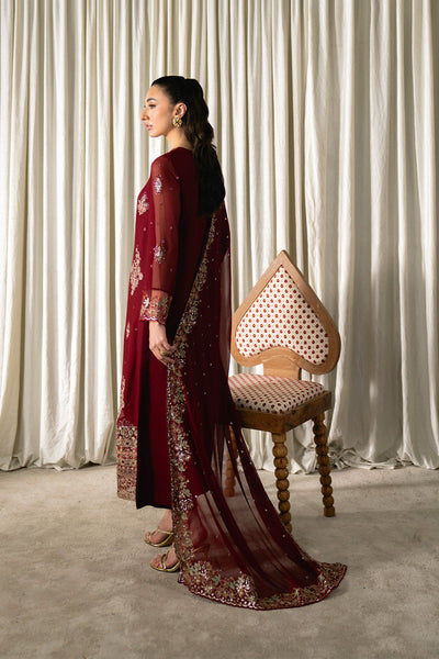 Neeshay | Ready to Wear Chiffon | RTW-CHFN-05 Red