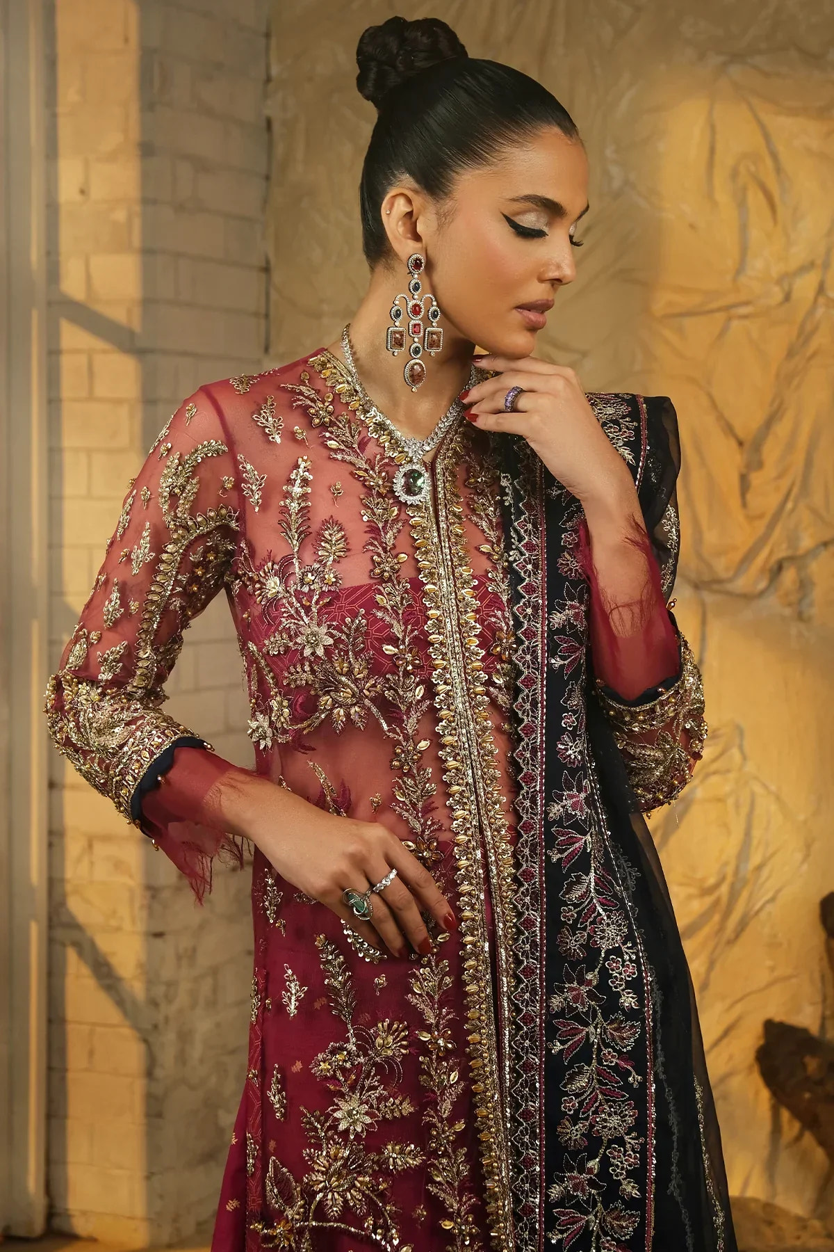 Mina Kashif | Kahani Luxury Formals 23 | Janiya -  Mina Kashif Formal - Original Designer Dress - House of Maryam