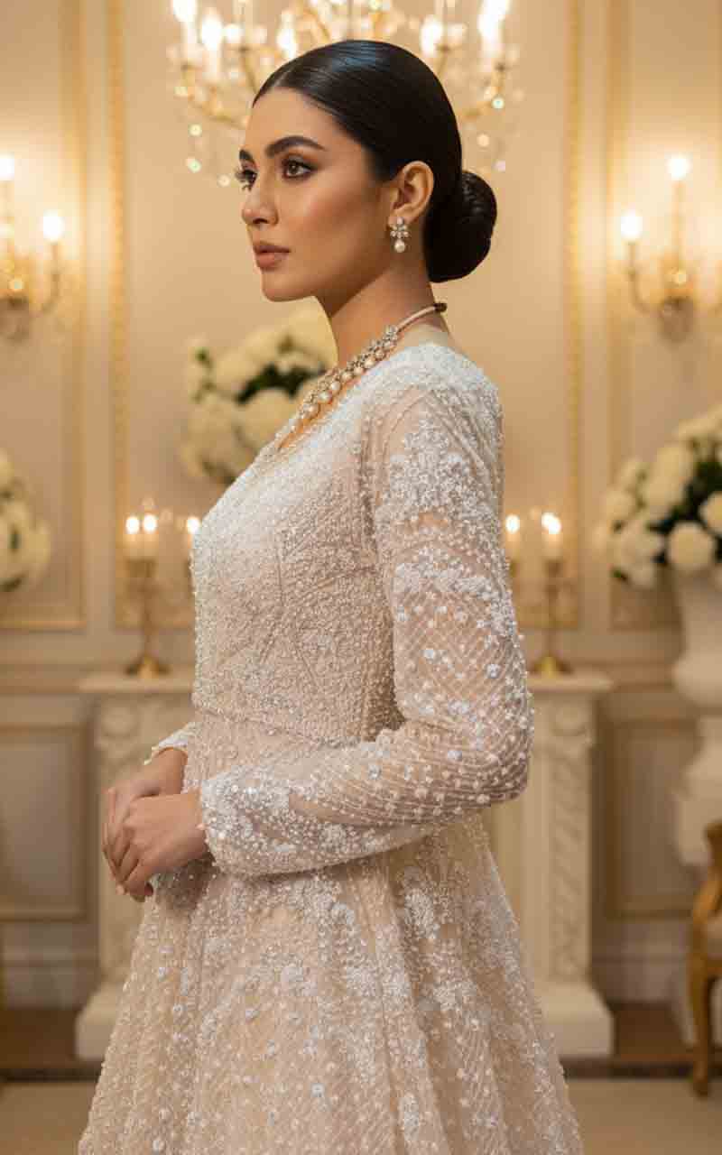 Threads and Motifs | Formal Dresses 25 | Net Embroidered Maxi-4