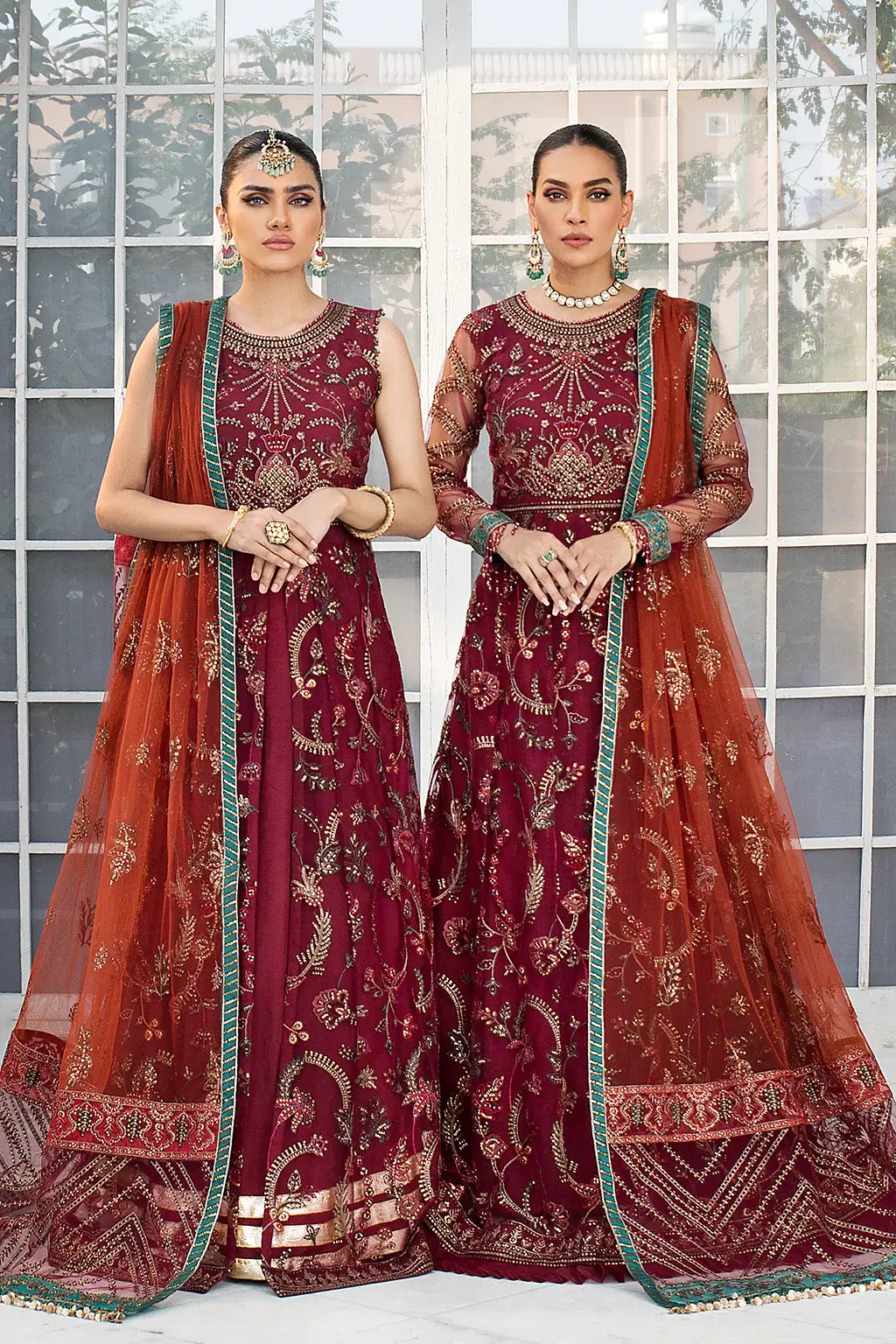 Zarif | DE LUXURY Formals | ROUCHE -  Zarif Formal - Original Designer Dress - House of Maryam