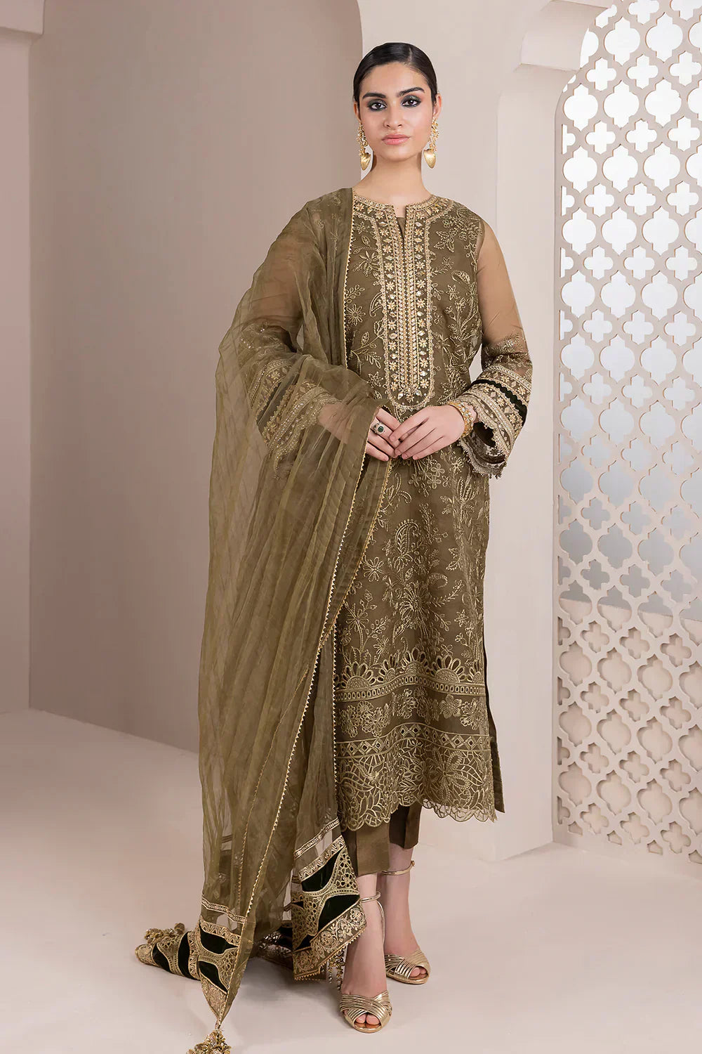 Baroque | Formals Collection | UF-414 -  Baroque Formal - Original Designer Dress - House of Maryam