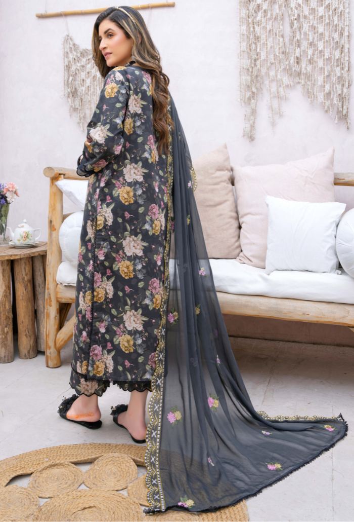 Humdum | Gardenia Lawn 24 | PLG 3 - D03 by Designer HumDum - House of Maryam - Pakistani Designer Ethnic Wear in {{ shop.shopifyCountryName }}