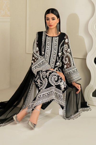 Baroque | Formals Collection | EMBROIDERED CHIFFON UF-4158