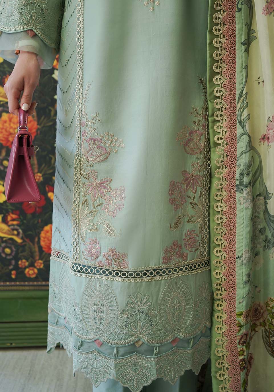 Zarqash | Tresor Luxury Lawn 24 | ZQT 009 GISELLE -  Zarqash Luxury - Original Designer Dress - House of Maryam
