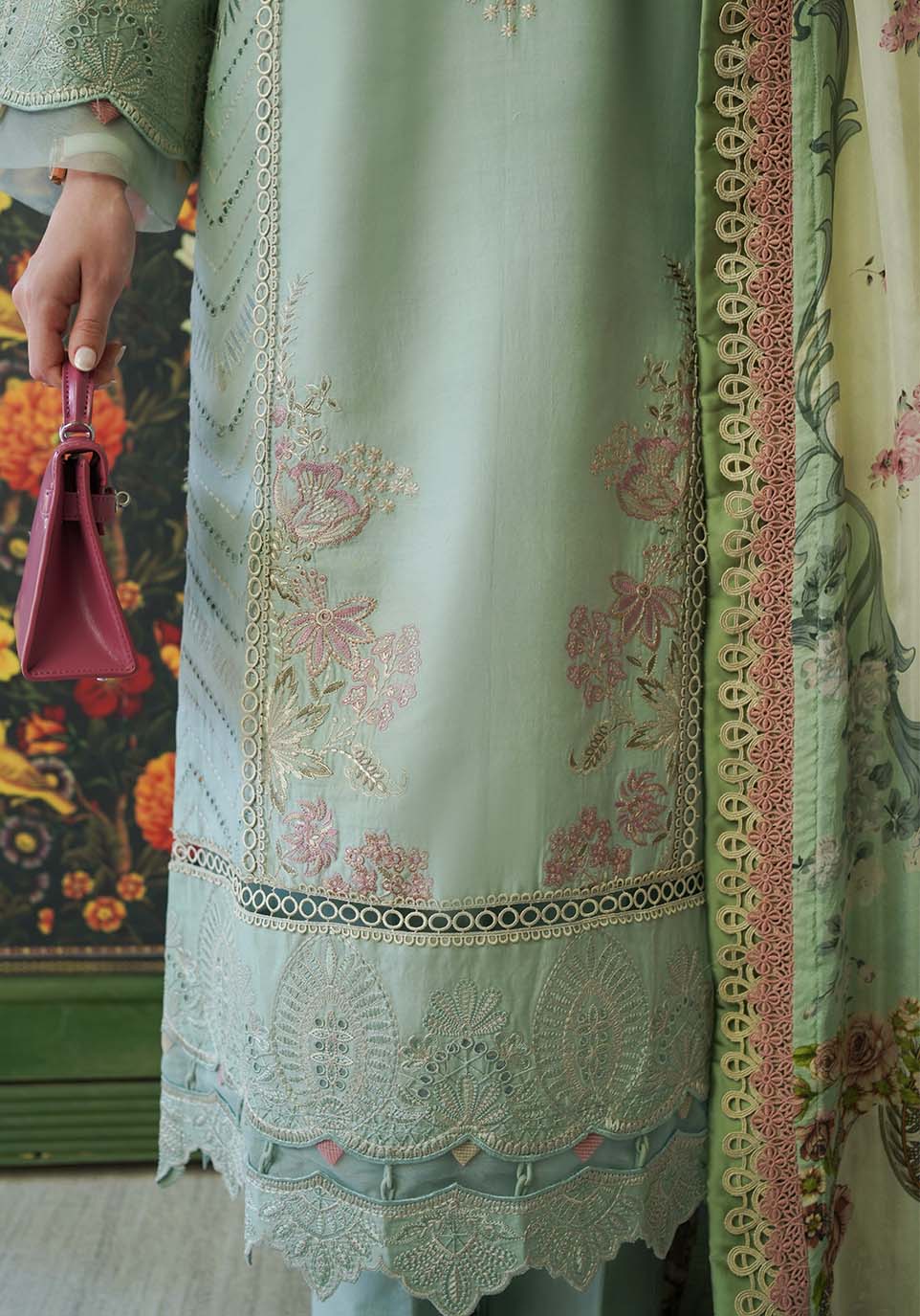 Zarqash | Tresor Luxury Lawn 24 | ZQT 009 GISELLE by Zarqash - House of Maryam