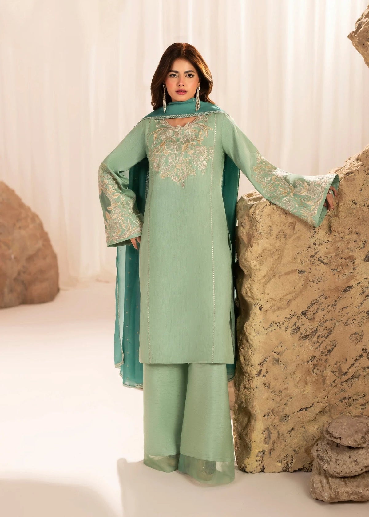 Jamnii | Silk Atelier Pret 26 | SEAFORM SUGAR, image 4