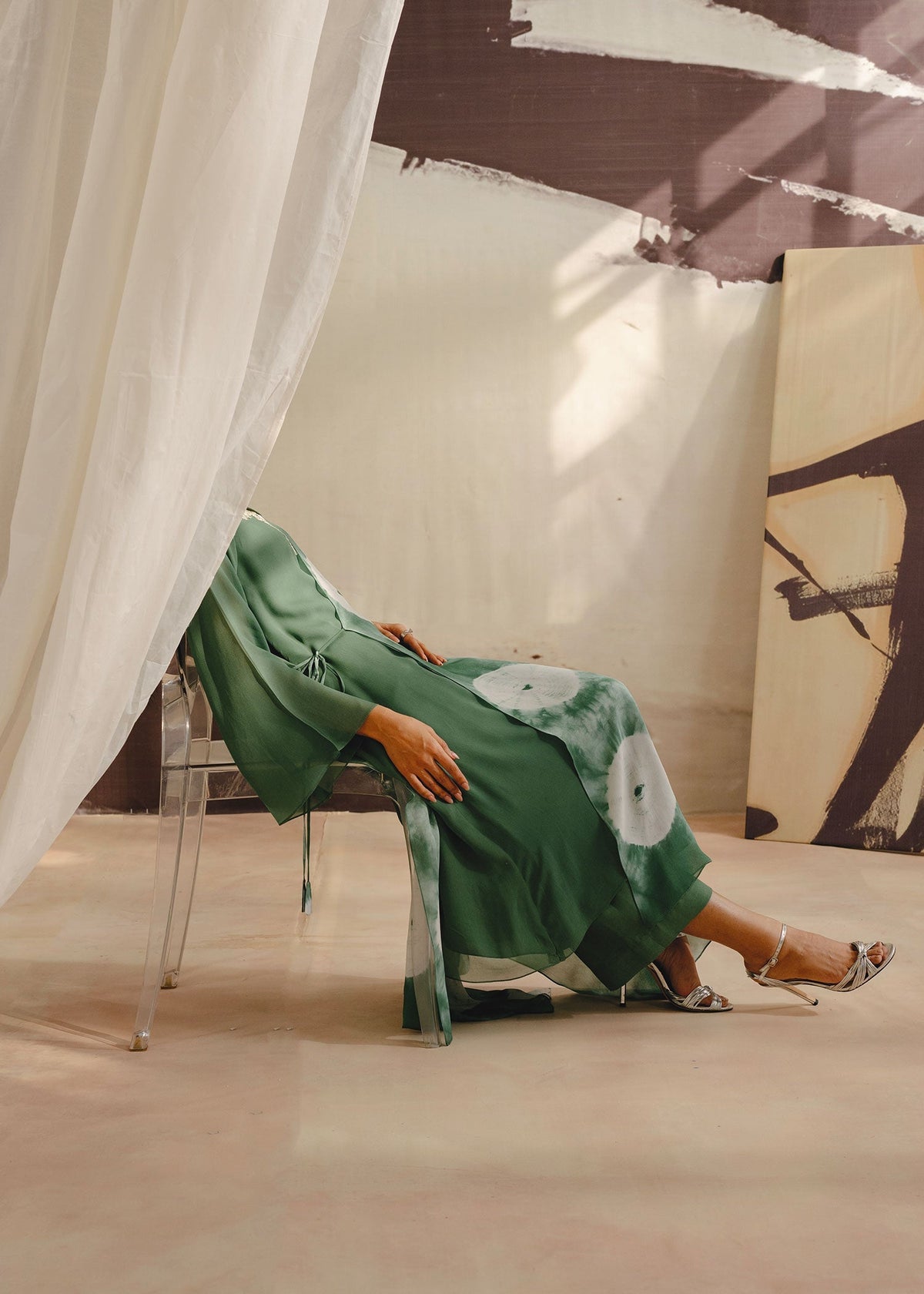 Mahgul | Eye of Cemal | Olive Sun -  Mahgul Ladies Clothes - Original Designer Dress - House of Maryam