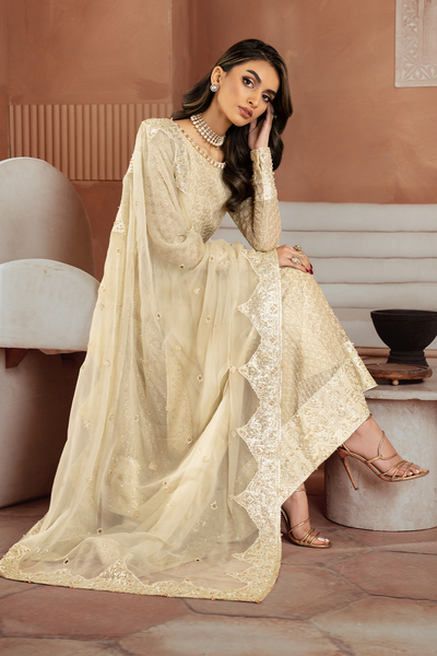 Iznik | Chiffon Kari | ICK-06 Embroidered Chiffon -  Iznik Formal - Original Designer Dress - House of Maryam