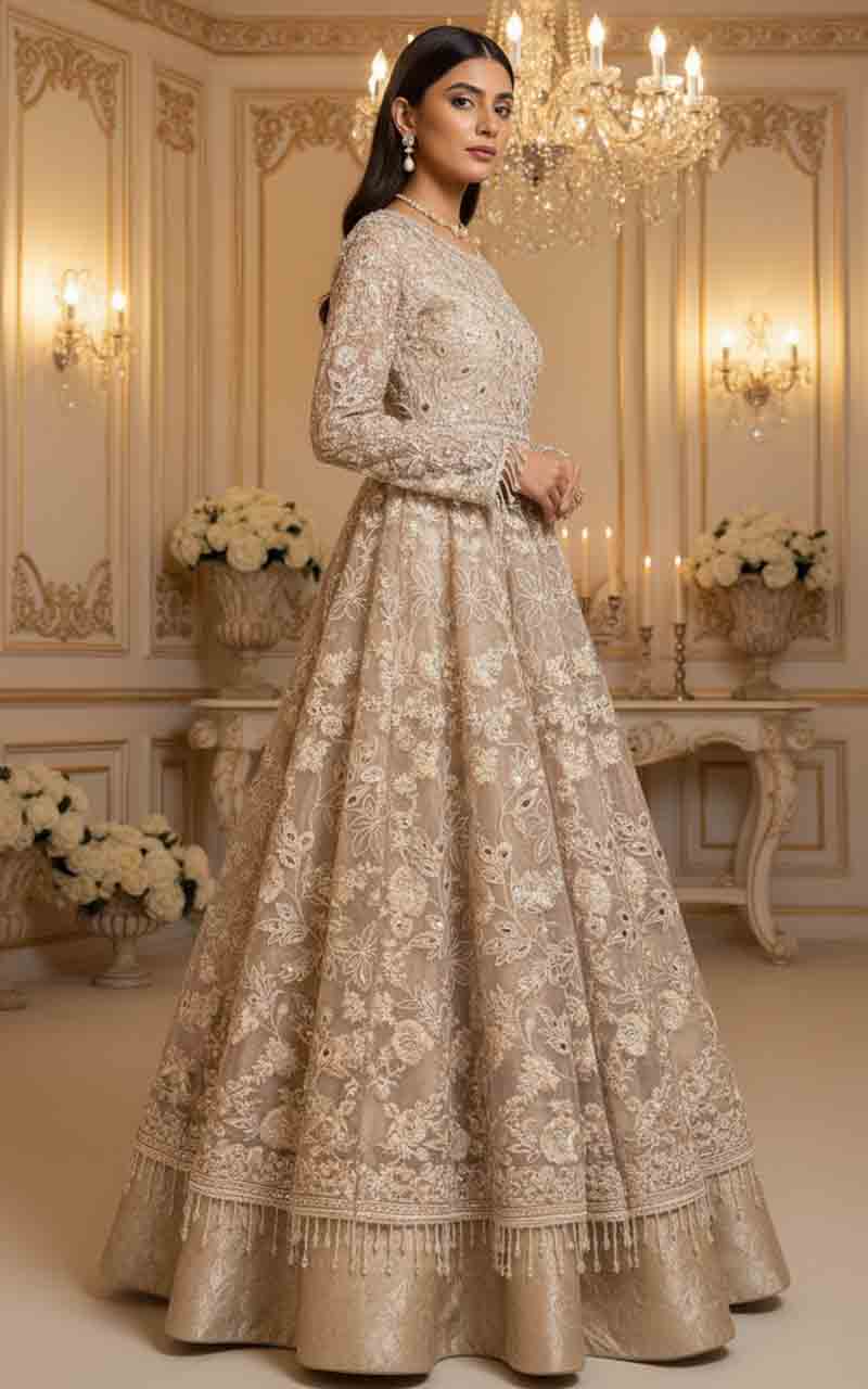 Threads and Motifs | Formal Dresses 25 | Embroidered Maxi, image 4