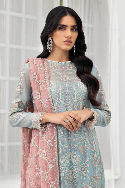 Zarif | DE LUXURY Formals | BLUE MIST -  Zarif Formal - Original Designer Dress - House of Maryam