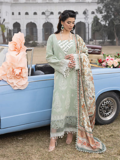 Faiza Faisal | Maya Luxury Lawn | Elena -  Faiza Faisal Luxury - Original Designer Dress - House of Maryam