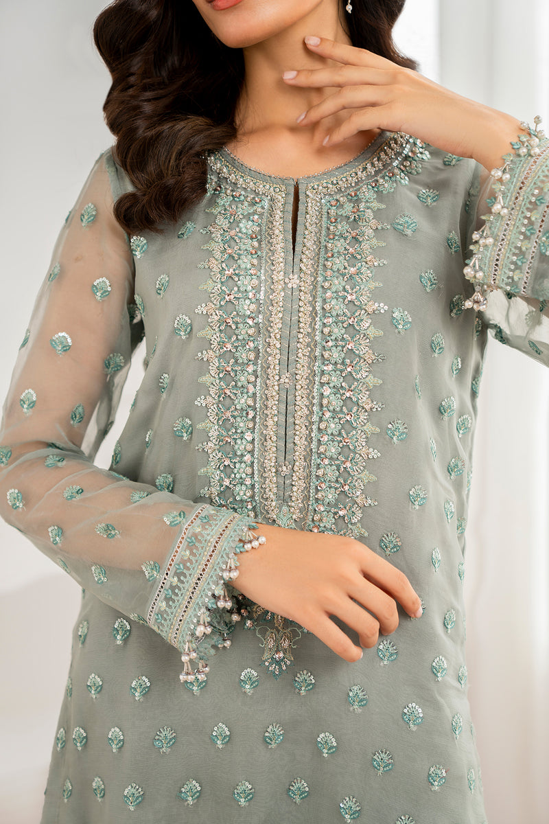 Baroque | Formal Collection | CHIFFON UF-692 -  Baroque Ladies Clothes - Original Designer Dress - House of Maryam