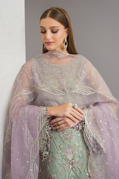 Baroque | Luxury Pret 24 | NET UF-515 -  Baroque Luxury - Original Designer Dress - House of Maryam