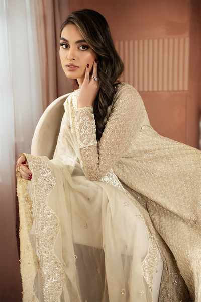 Iznik | Chiffon Kari | ICK-06 Embroidered Chiffon -  Iznik Formal - Original Designer Dress - House of Maryam