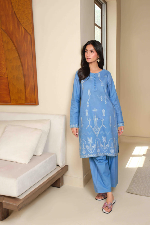 Noor by Saadia Asad | Noor Pret 25 | D5 - Blue Miraj -  Noor by Saadia Asad Ladies Clothes - Original Designer Dress - House of Maryam