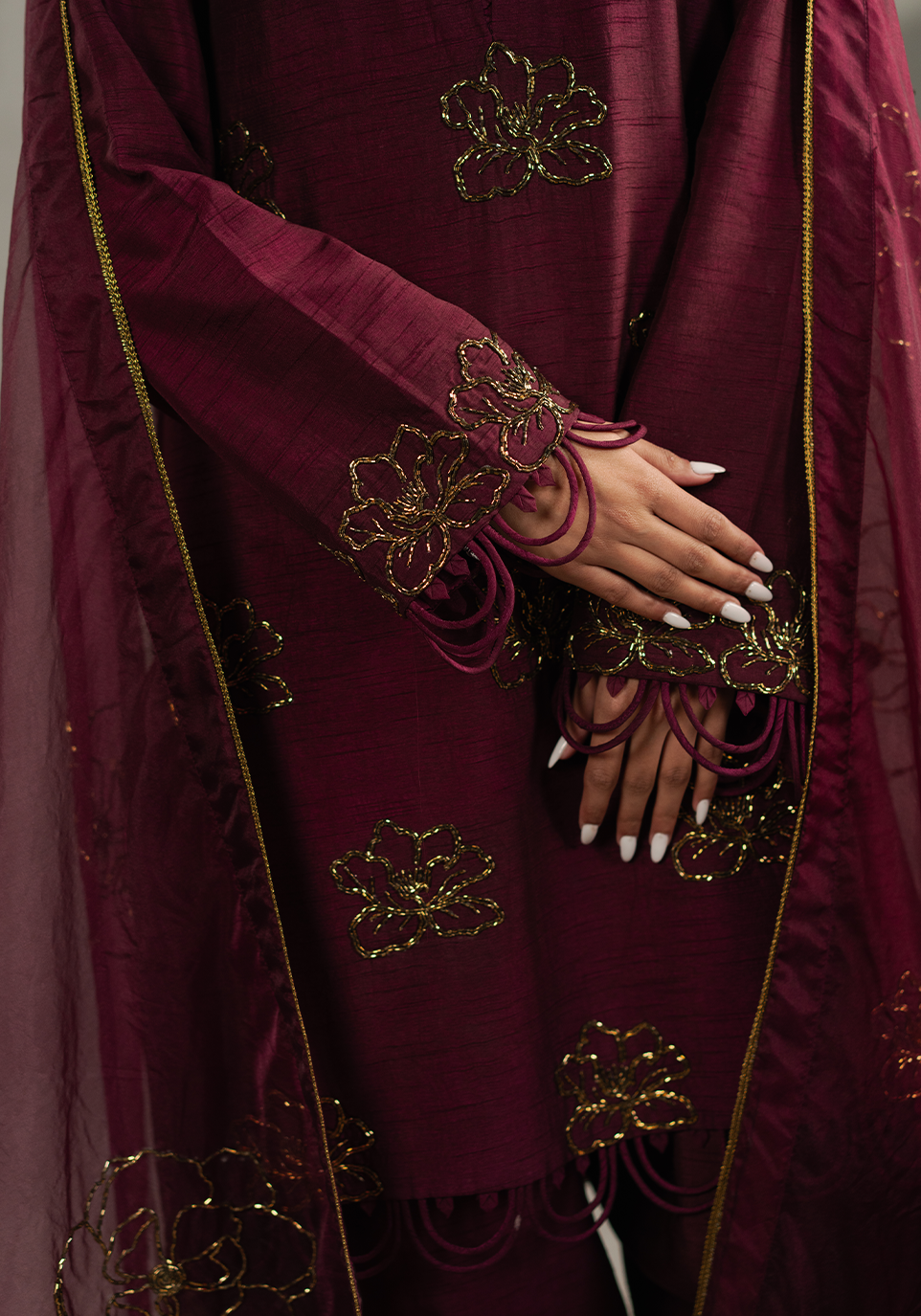 Zarqash | Silk Edit | ZQS 005 TALIA -  Zarqash Ladies Clothes - Original Designer Dress - House of Maryam