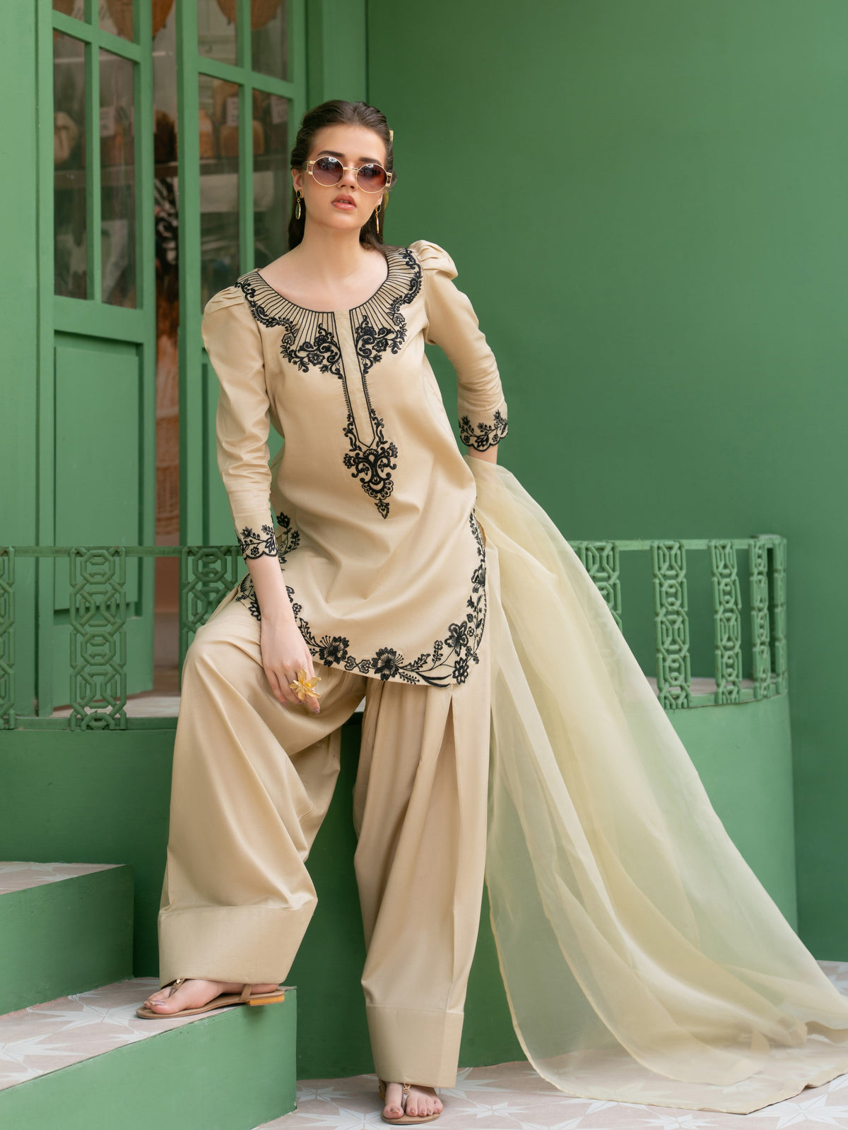 Hania & Umaimaz | Festive Collection | Ayera -  Hania & Umaima  - Original Designer Dress - House of Maryam
