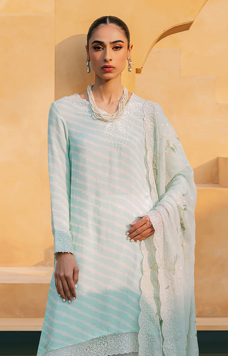 Cross Stitch | Exclusive Pret | Star Dust-2 PC (Shirt & Dupatta)-4