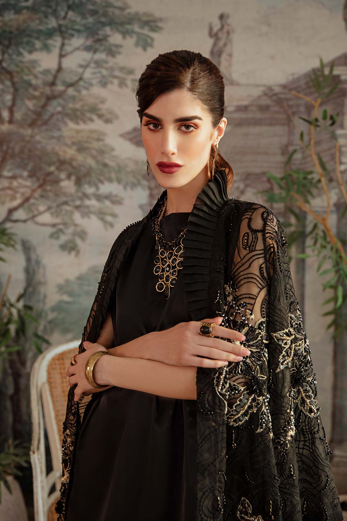 Mina Kashif | Ala Mode Luxury Formals 23 | Luna -  Mina Kashif Luxury - Original Designer Dress - House of Maryam