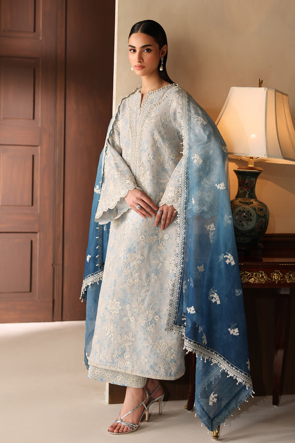 Baroque | Formals Collection | EMBROIDERED COTTON NET UF-4485, image 4