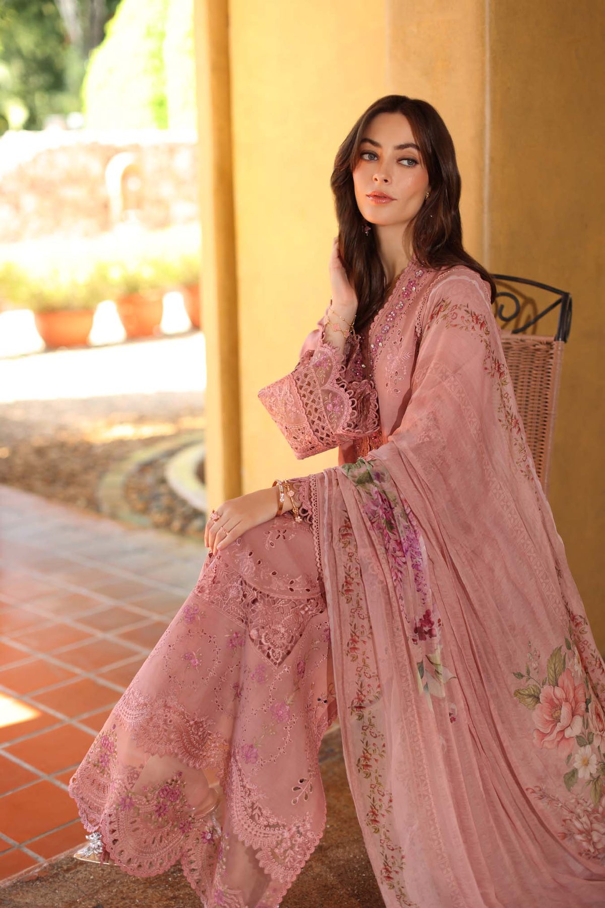 Saadia Asad | Luxury Eid Schiffli Laserkari 26 |D3 - B - Mirelle, image 4