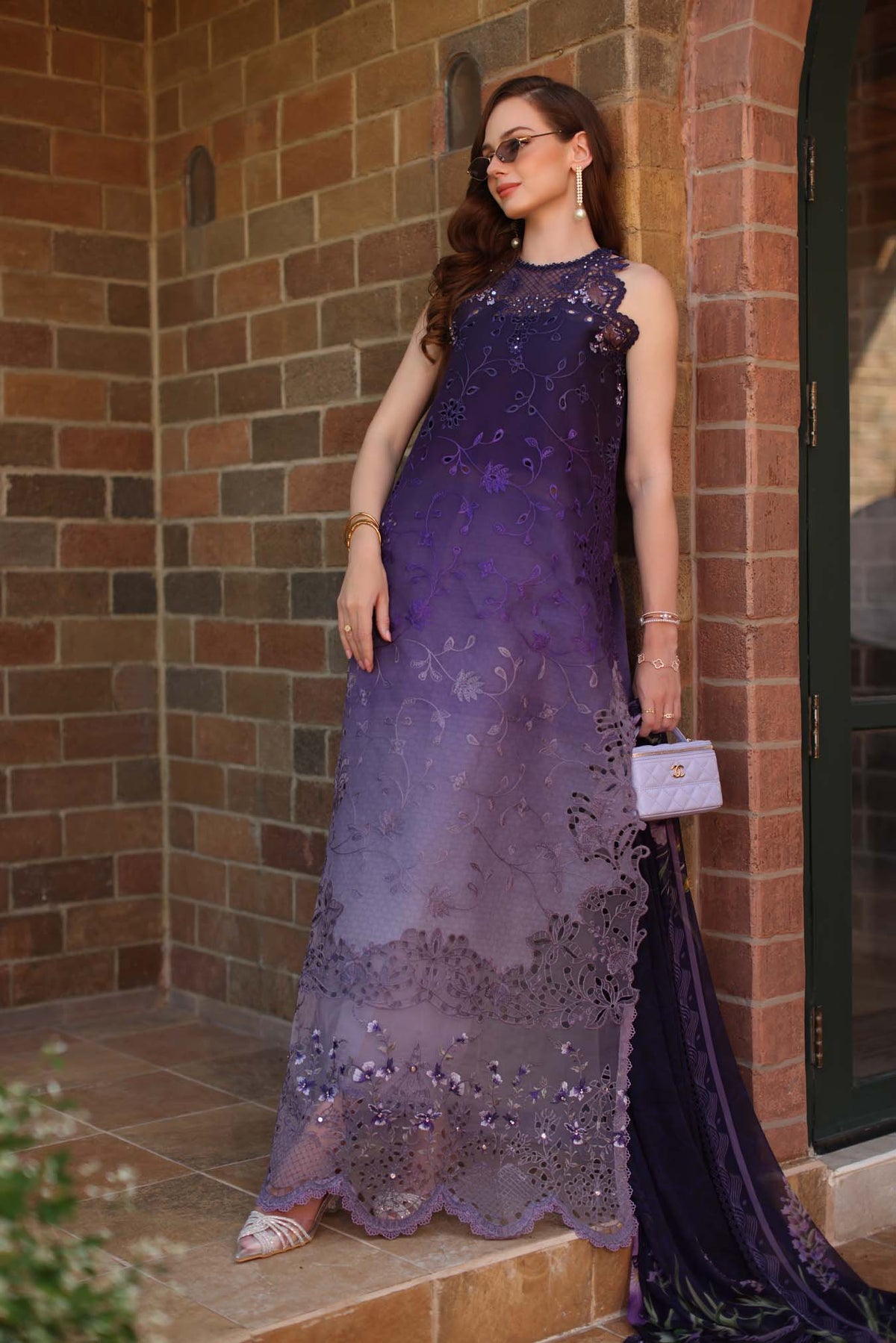 Saadia Asad | Luxury Eid Schiffli Laserkari 26 | D4 - A - Seraphine, image 3