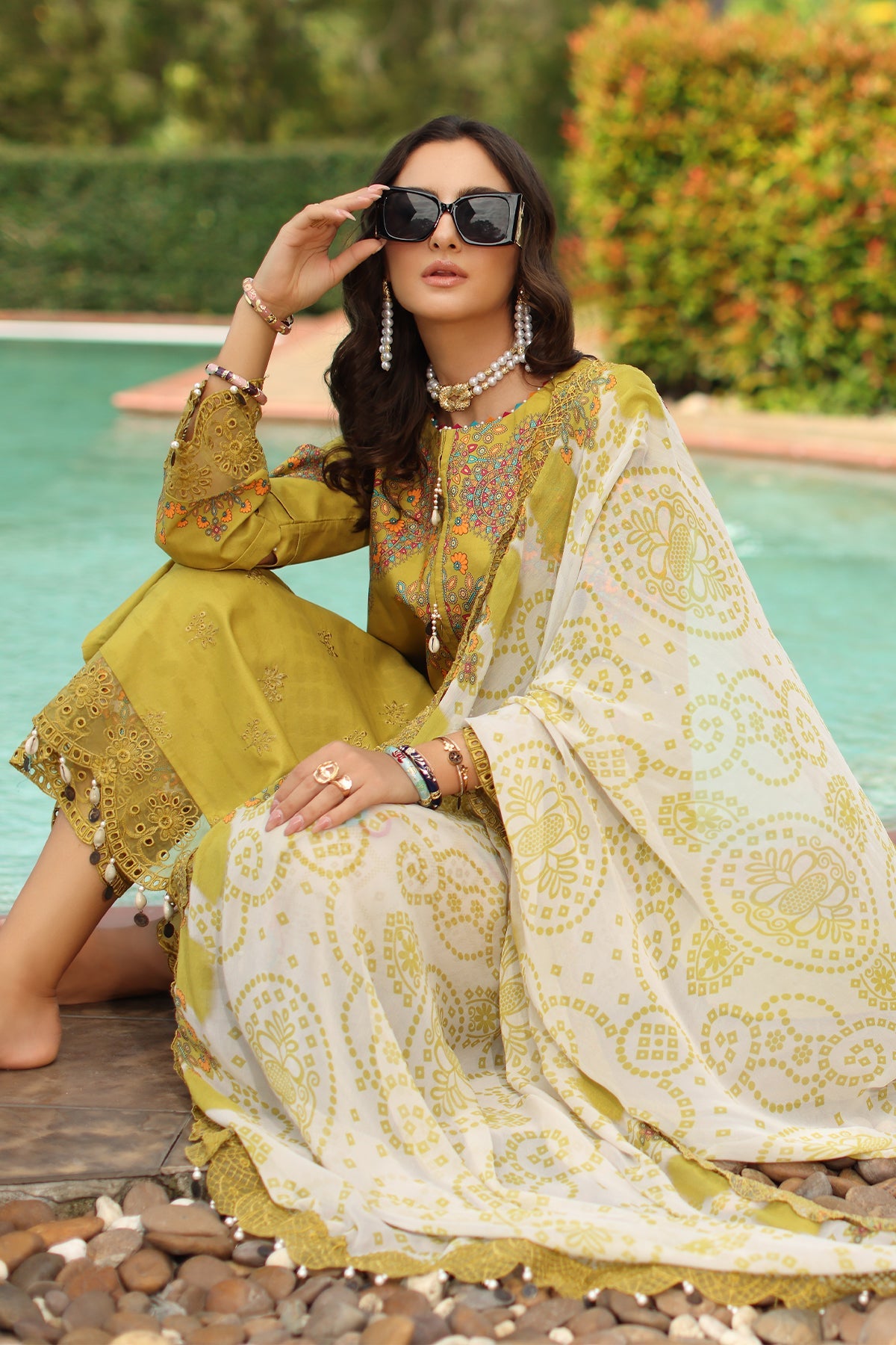 Charizma | Aniq Lawn | AN6-01, image 5
