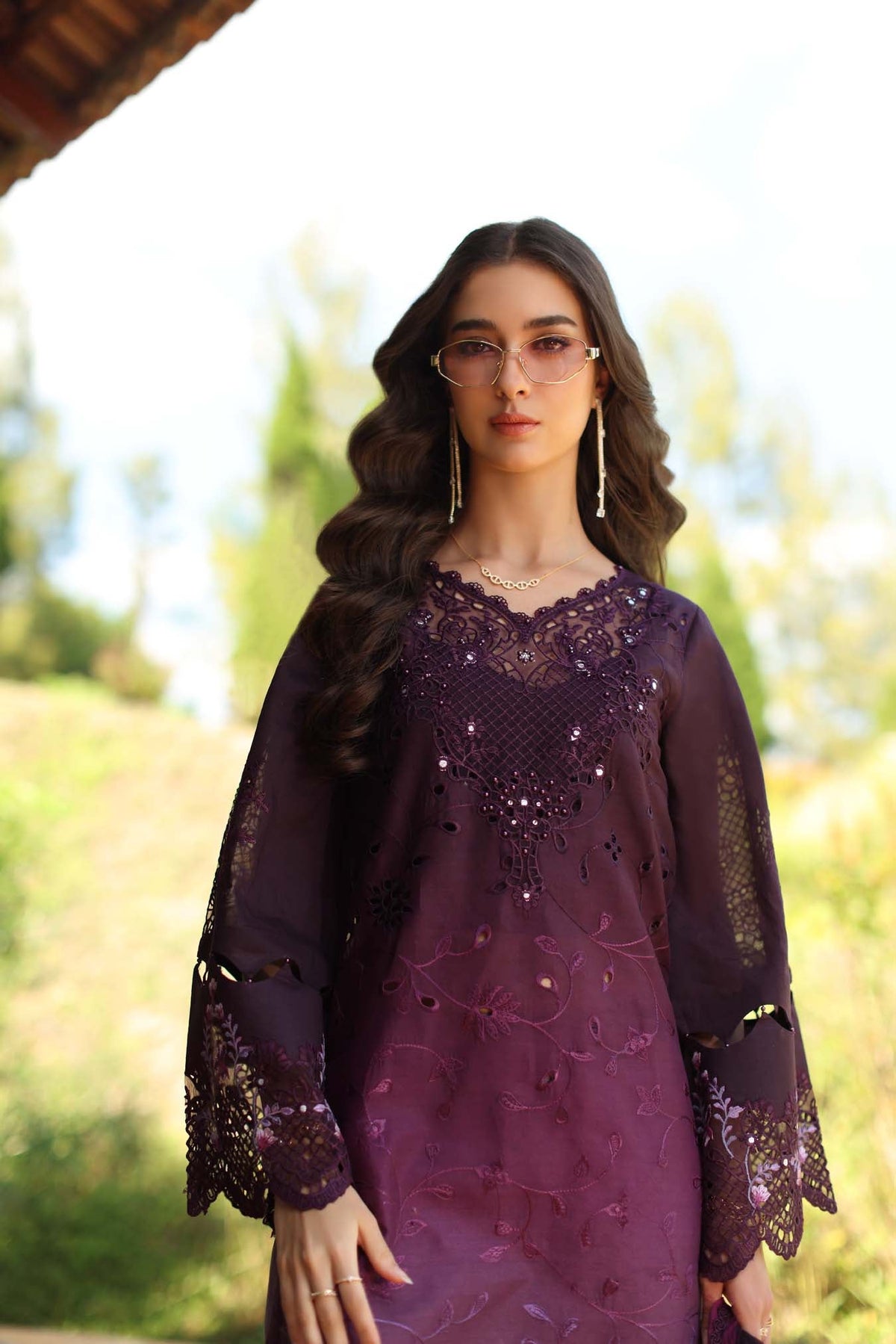 Saadia Asad | Luxury Eid Schiffli Laserkari 26 | D4 - B - Seraphine, image 3