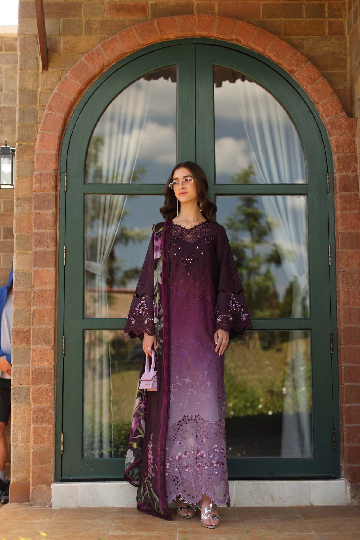 Saadia Asad | Luxury Eid Schiffli Laserkari 26 | D4 - B - Seraphine, image 4