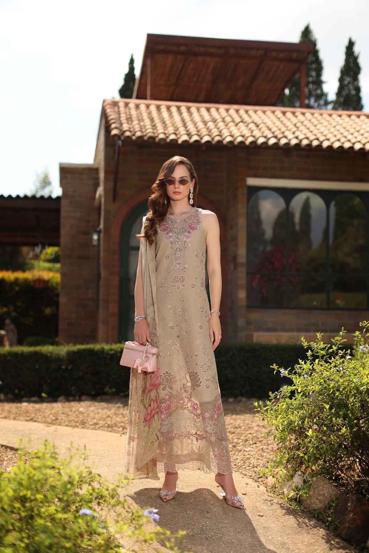 Saadia Asad | Luxury Eid Schiffli Laserkari 26 | D9 - B - Velisse, image 4