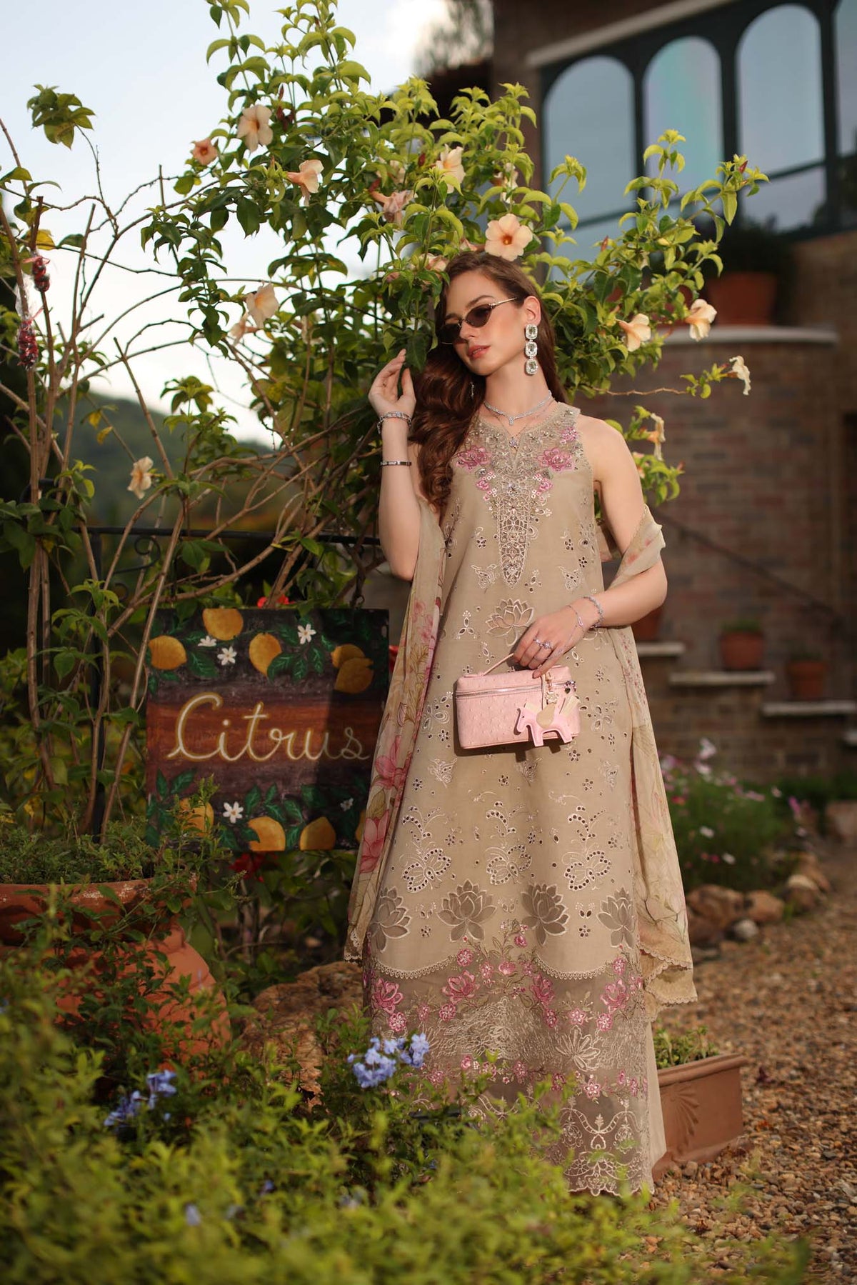 Saadia Asad | Luxury Eid Schiffli Laserkari 26 | D9 - B - Velisse, image 5