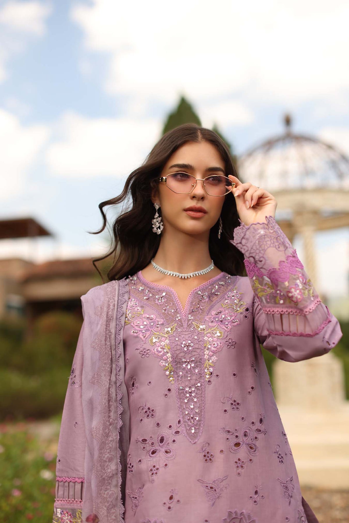 Saadia Asad | Luxury Eid Schiffli Laserkari 26 |D9 - A - Velisse, image 4