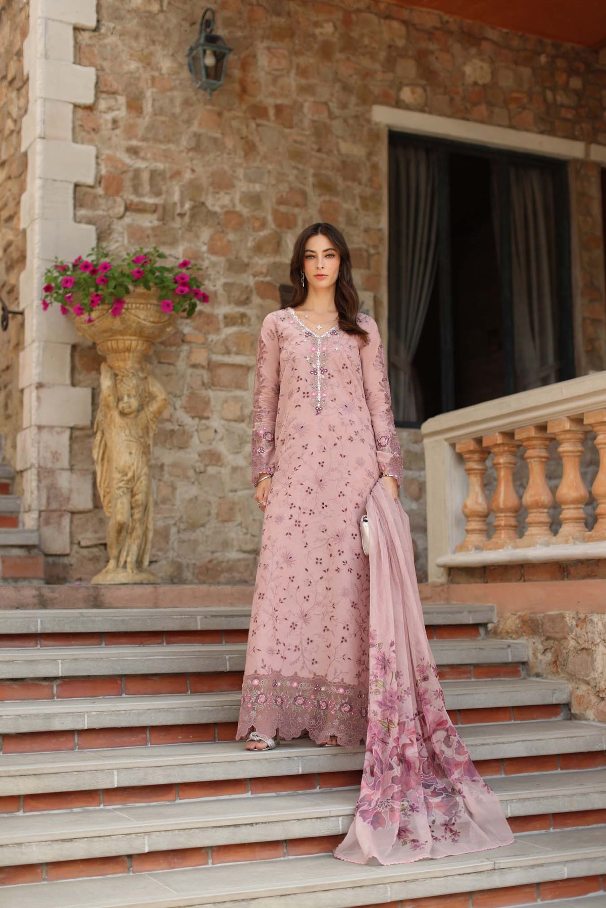 Saadia Asad | Luxury Eid Schiffli Laserkari 26 | D1 - B - Sorina, image 2