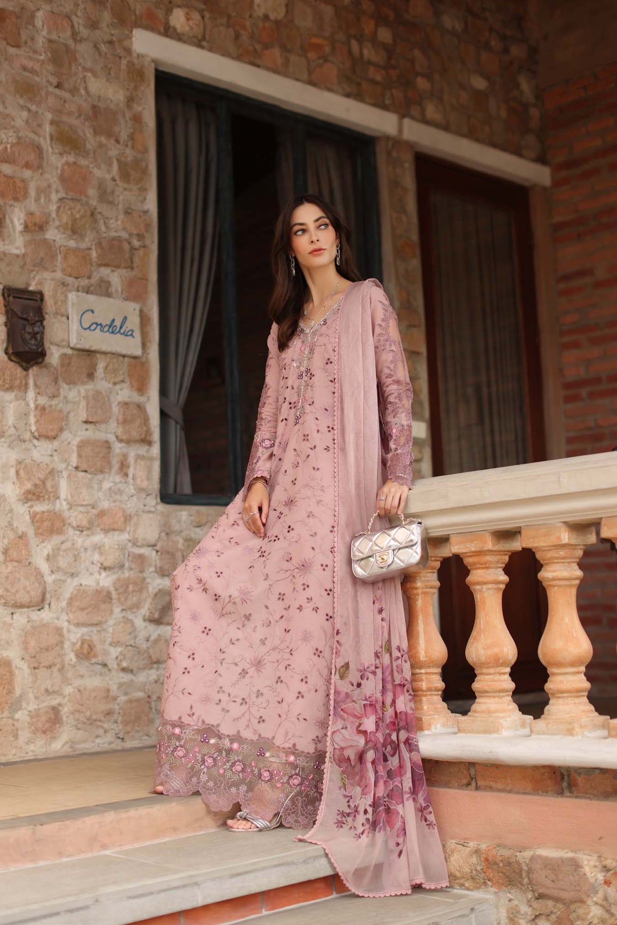 Saadia Asad | Luxury Eid Schiffli Laserkari 26 | D1 - B - Sorina, image 4