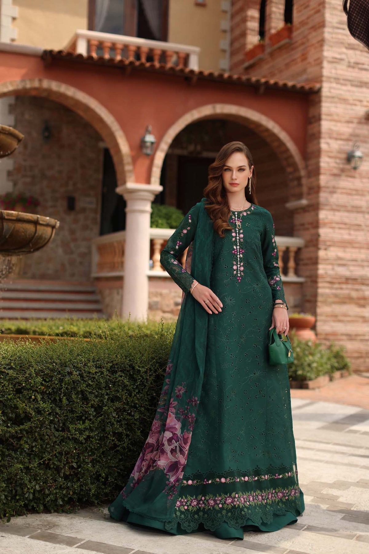 Saadia Asad | Luxury Eid Schiffli Laserkari 26 | D1 - A - Sorina, image 2