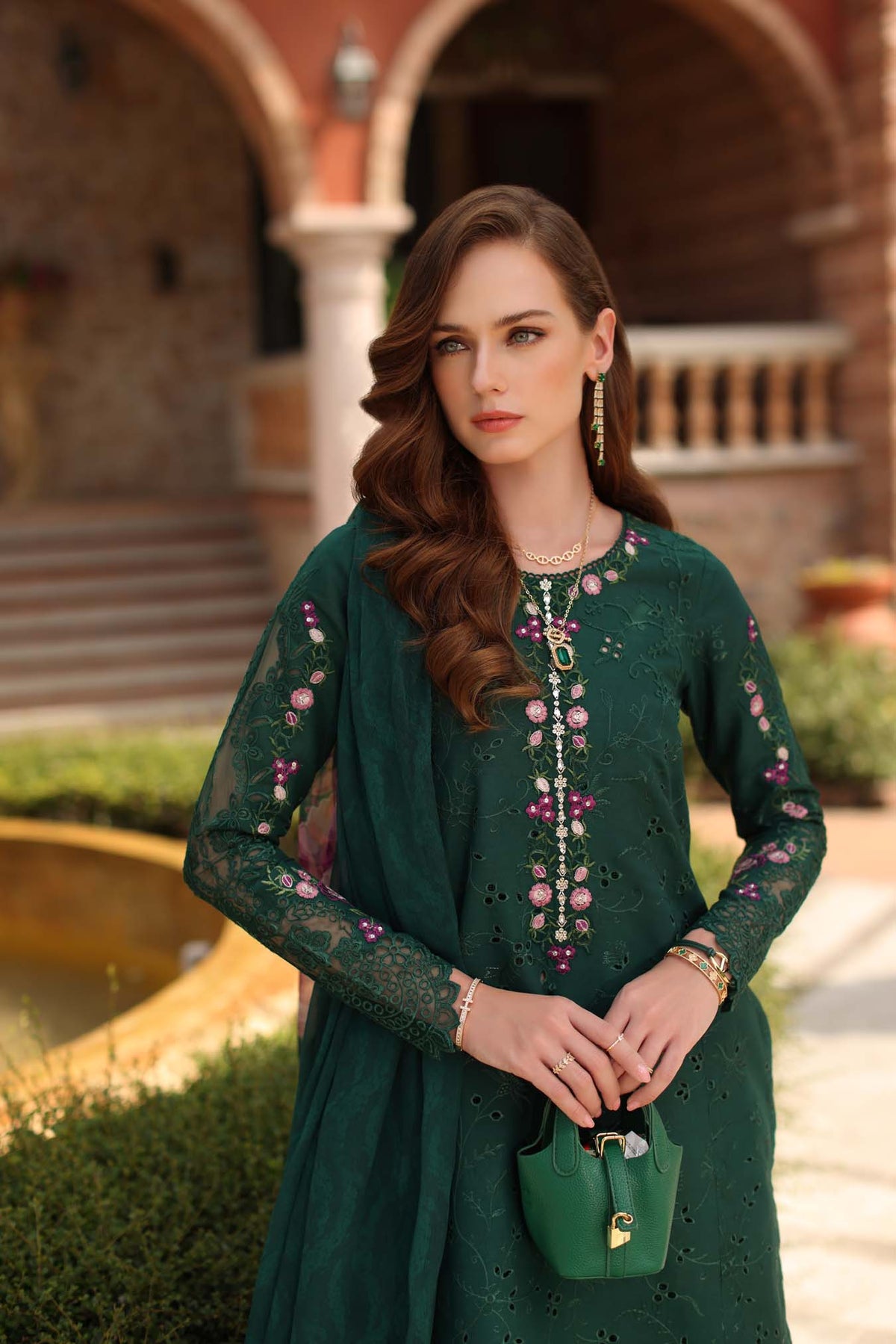 Saadia Asad | Luxury Eid Schiffli Laserkari 26 | D1 - A - Sorina, image 3