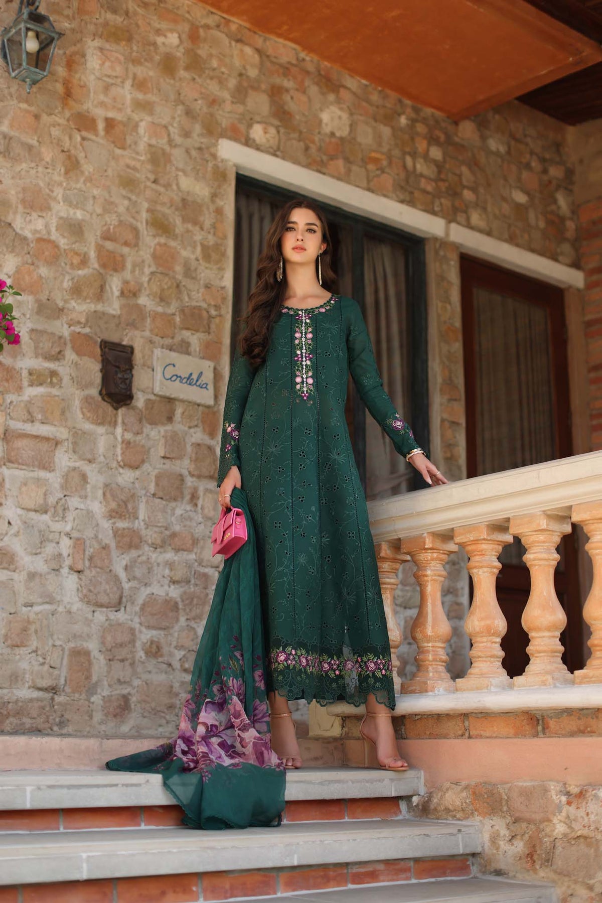 Saadia Asad | Luxury Eid Schiffli Laserkari 26 | D1 - A - Sorina, image 5