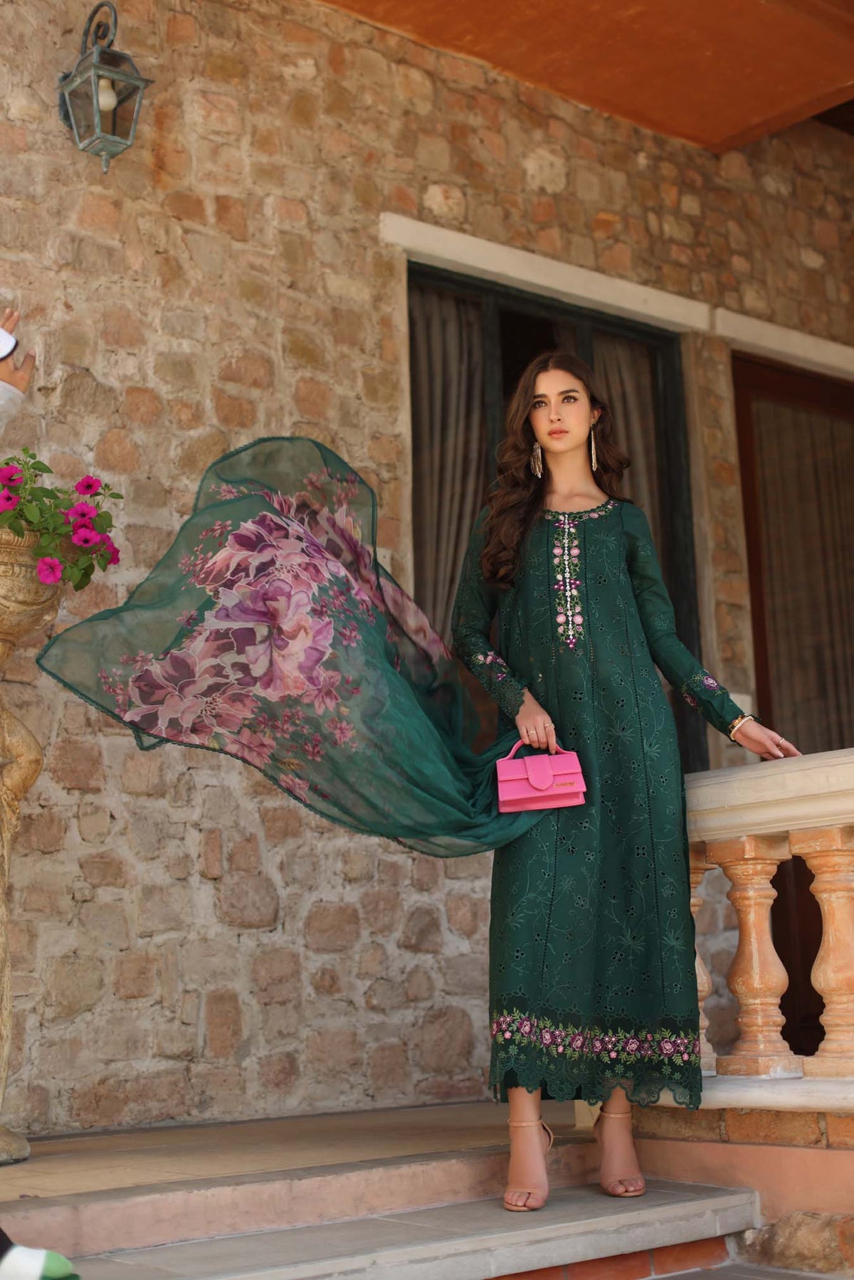 Saadia Asad | Luxury Eid Schiffli Laserkari 26 | D1 - A - Sorina, image 4