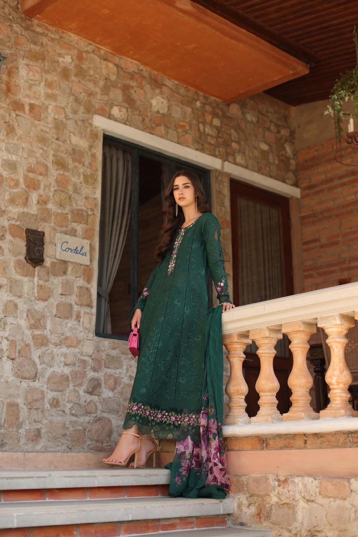 Saadia Asad | Luxury Eid Schiffli Laserkari 26 | D1 - A - Sorina, image 6