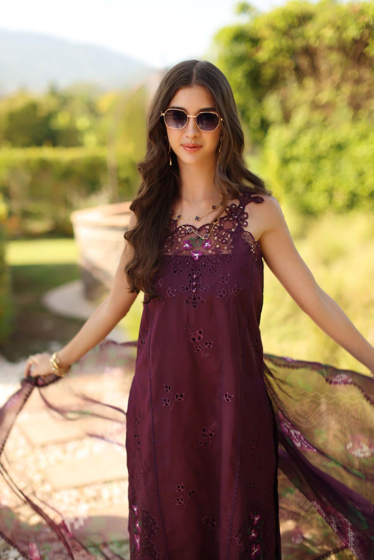 Saadia Asad | Luxury Eid Schiffli Laserkari 26 | D8 - B - Selene, image 3