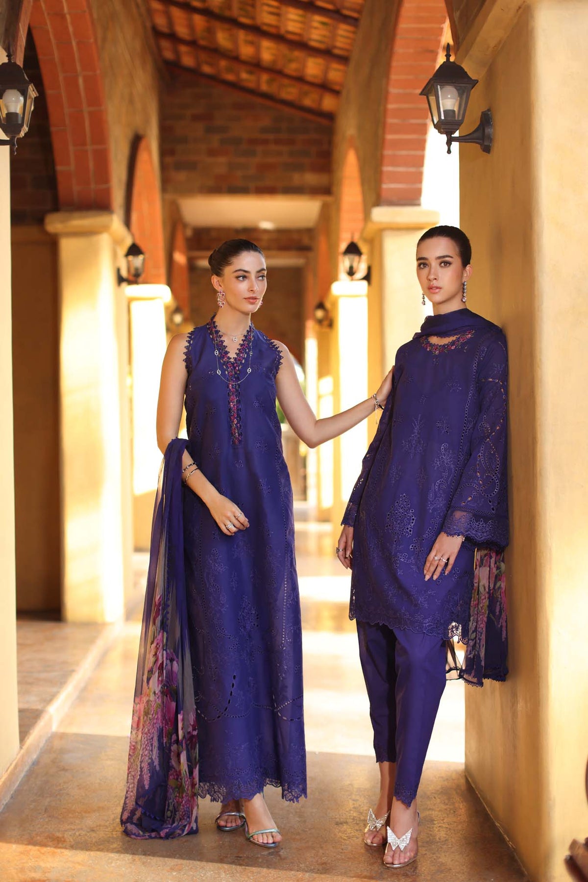 Saadia Asad | Luxury Eid Schiffli Laserkari 26 | D2 - A - Aloura, image 6