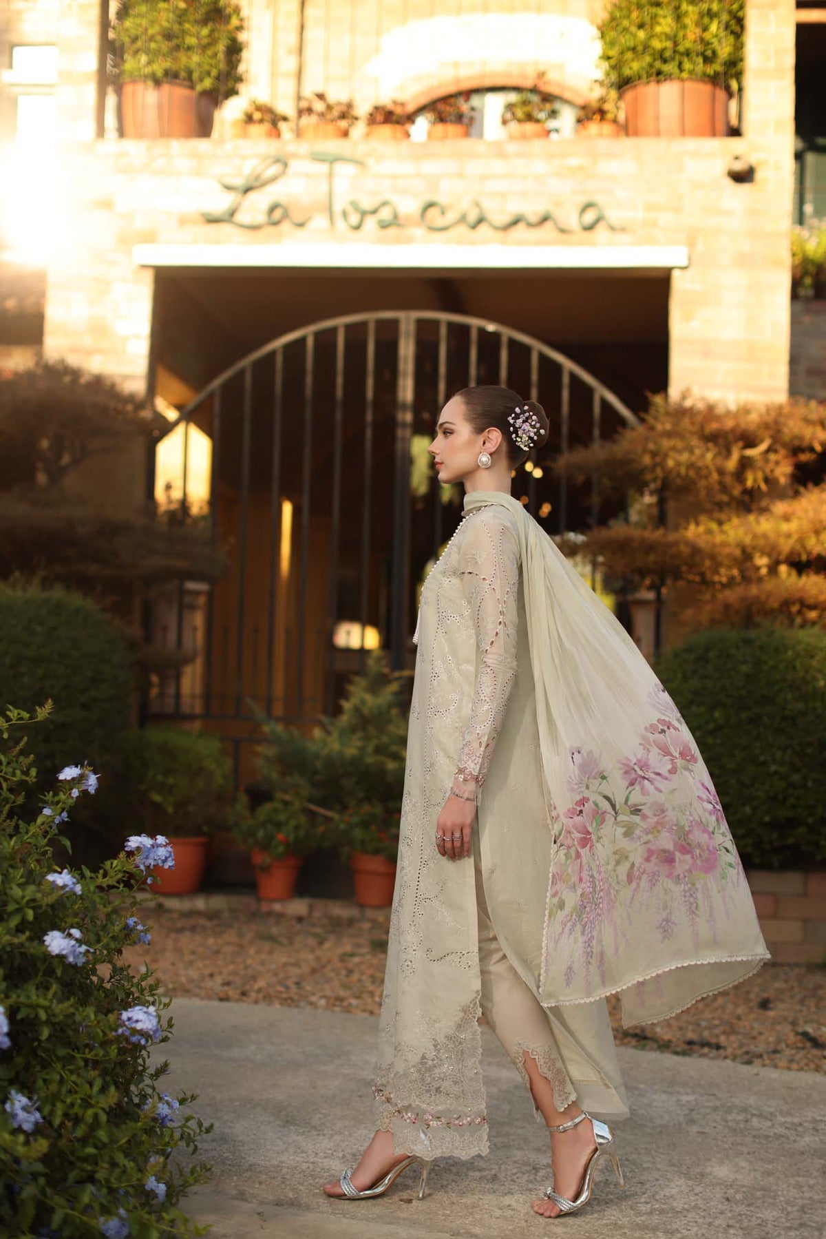Saadia Asad | Luxury Eid Schiffli Laserkari 26 | D2 - B - Aloura, image 3