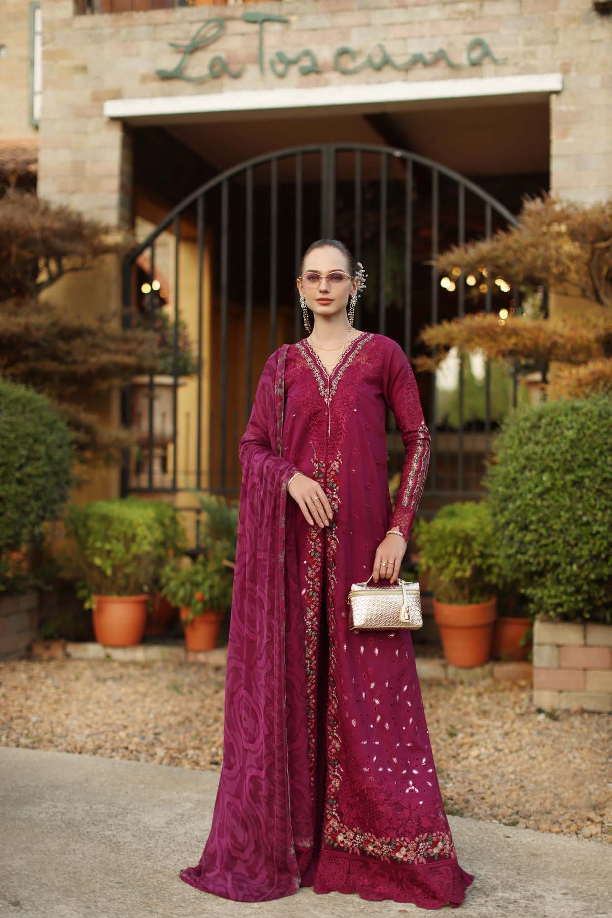 Saadia Asad | Luxury Eid Schiffli Laserkari 26 | D6 - A - Zelina, image 2