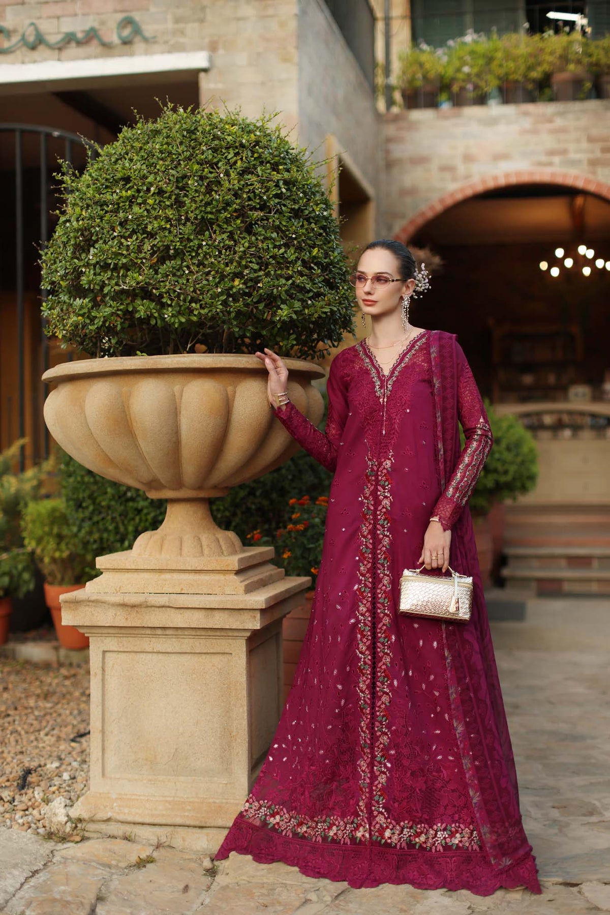 Saadia Asad | Luxury Eid Schiffli Laserkari 26 | D6 - A - Zelina, image 3
