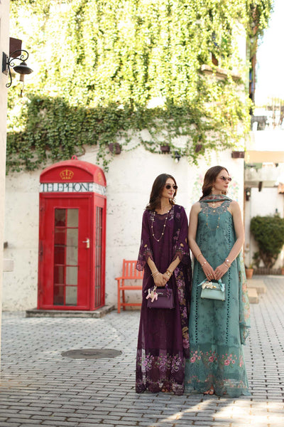 Noor by Saadia Asad | Luxe Chikankari 26 | D5 - A - Itten Plum