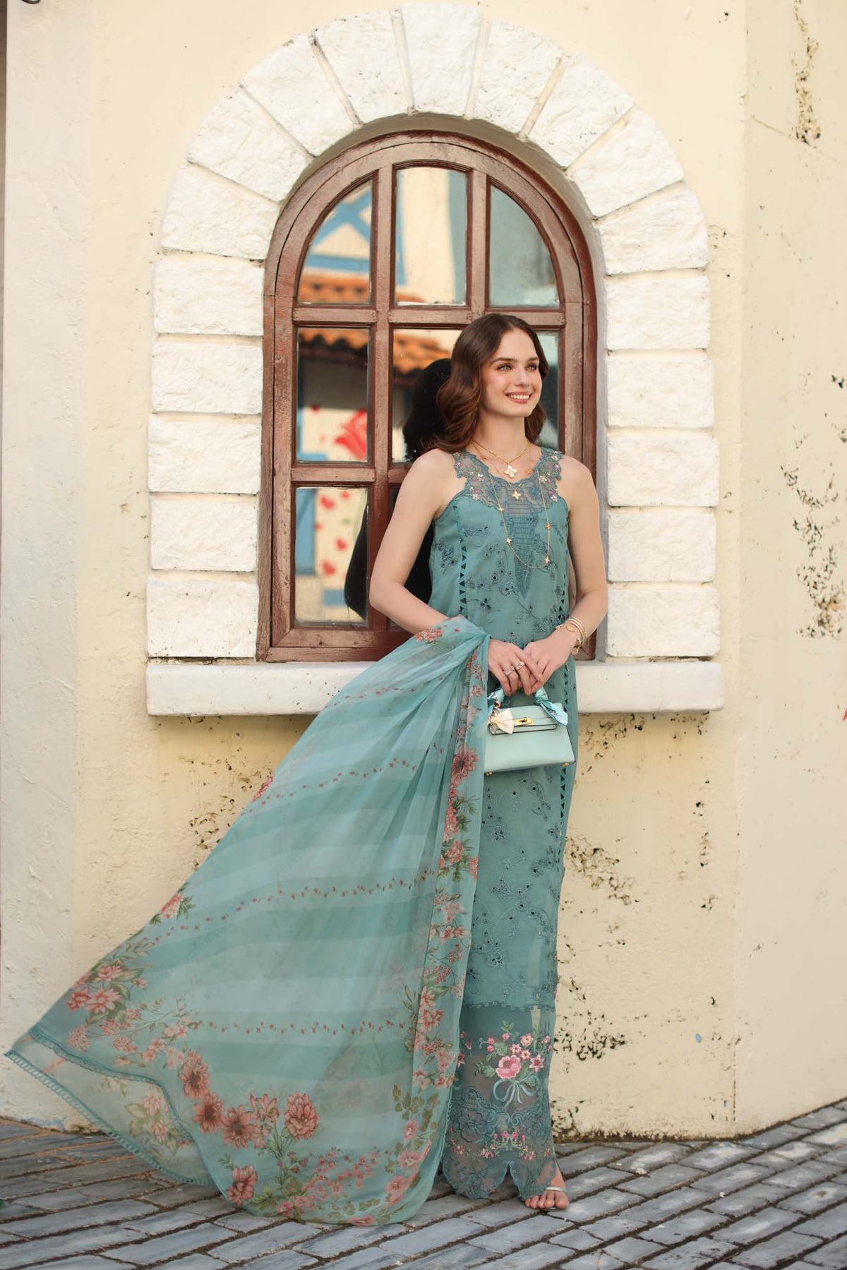 D5 - B - Turquoise BlueD5 - B - Turquoise Blue by Noor by Saadia Asad, image 3