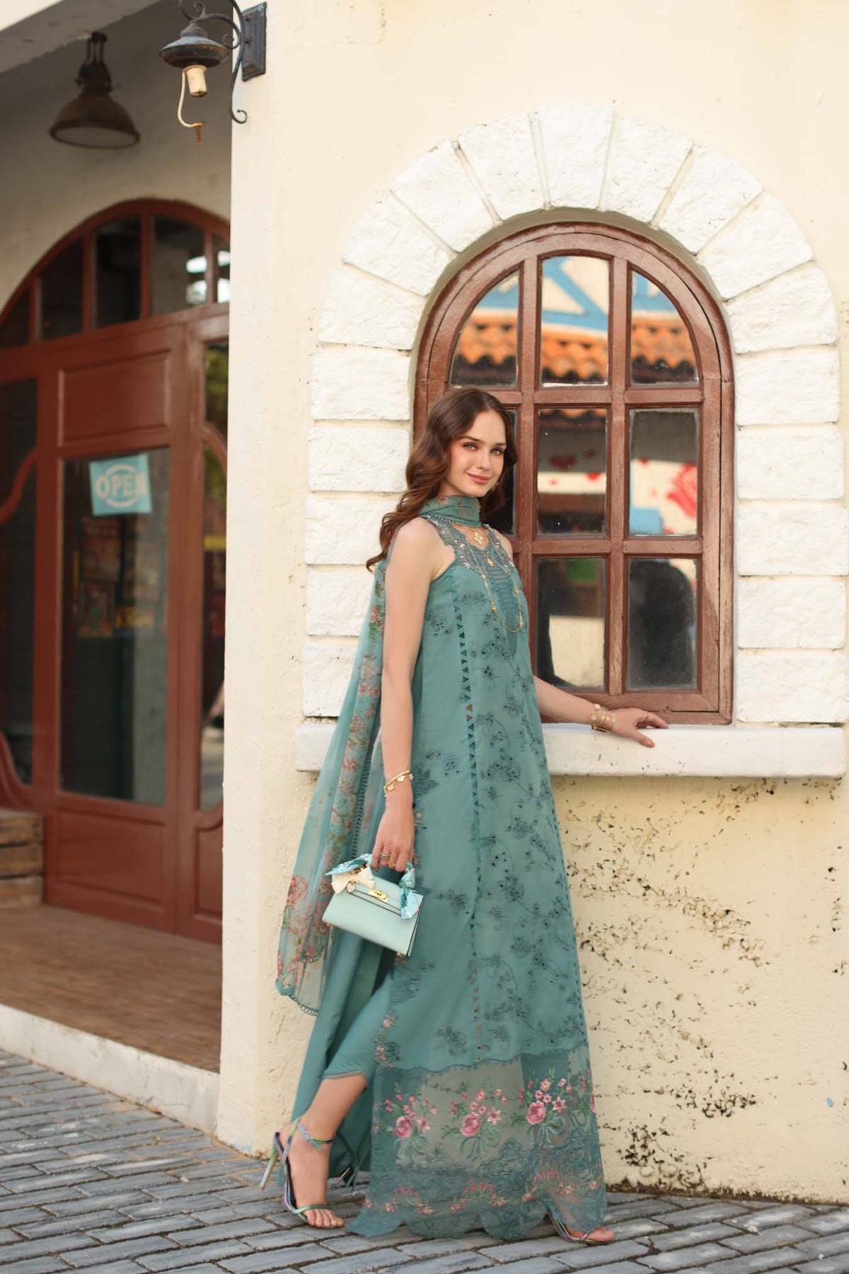 D5 - B - Turquoise BlueD5 - B - Turquoise Blue by Noor by Saadia Asad, image 4